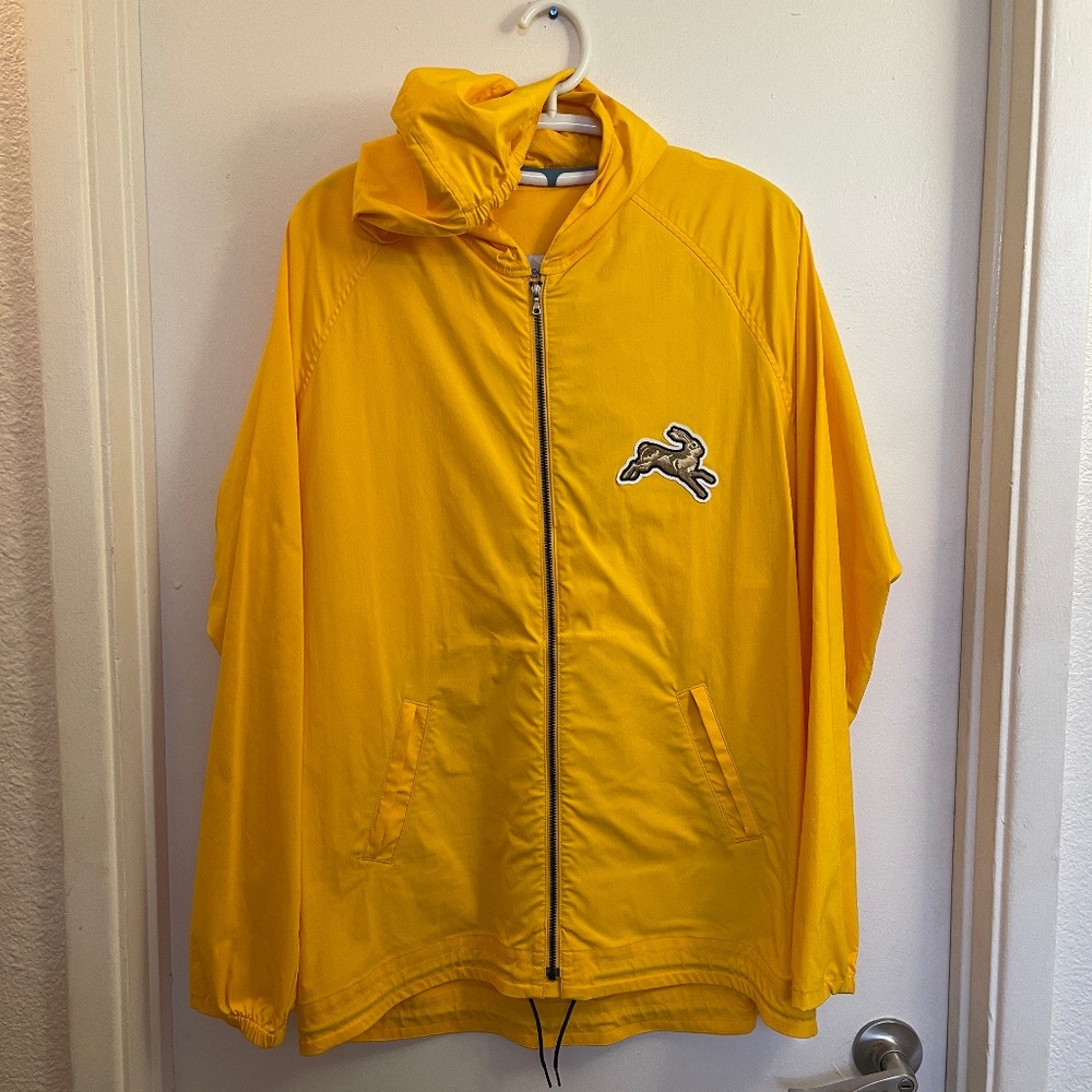 Tracksmith Yellow Lightweight Jacket Original Vin… - image 1